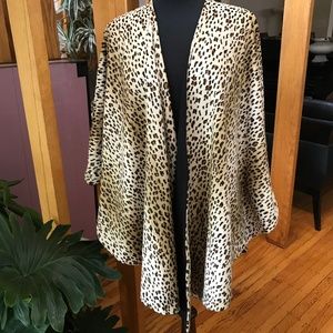 Leopard Print Cape